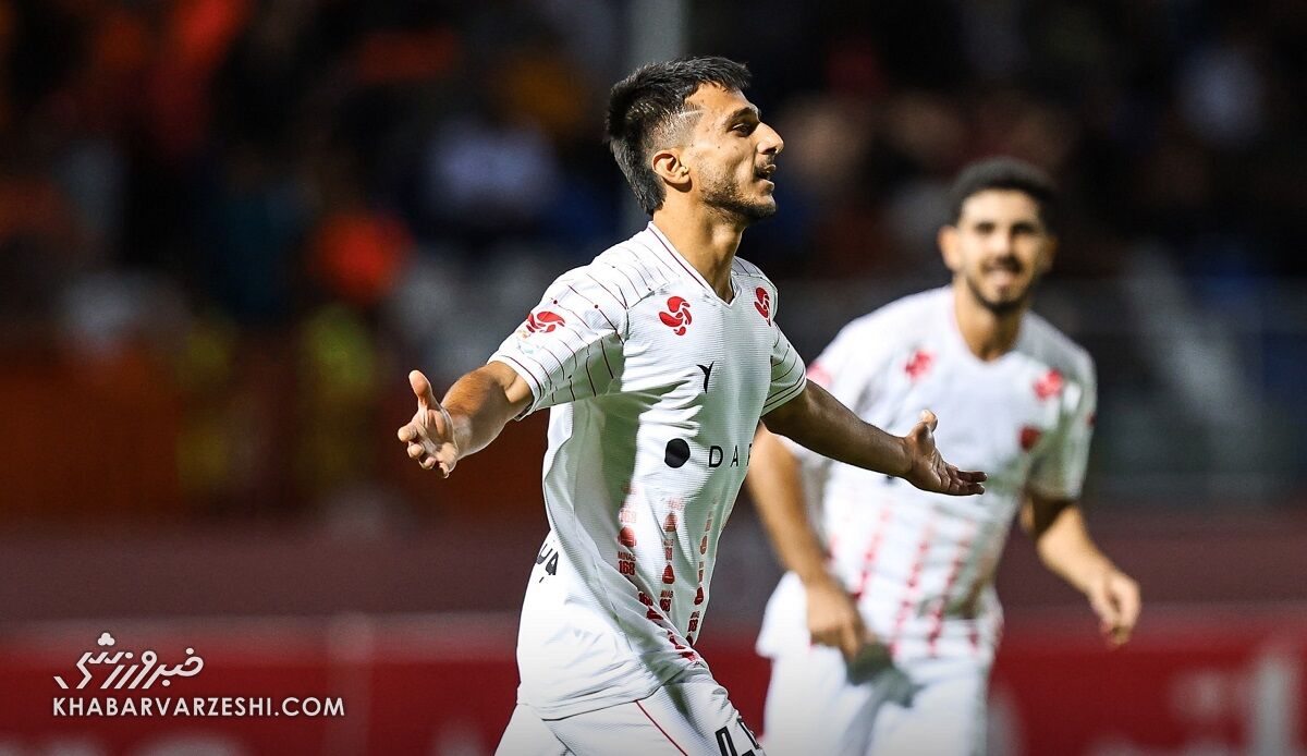 شادی خاص پرسپولیسی‌ها پس از گل سوم؛ جشن ویژه برای ستاره جوان